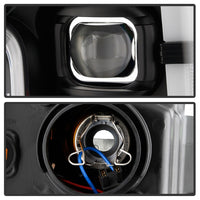 Thumbnail for Spyder Ford F-250/F-350/F450 Super Duty 17-18 Projector Headlights Black PRO-YD-FS17-SBSEQ-BK