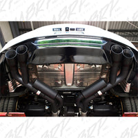 Thumbnail for MBRP 18-20 Ford Mustang GT 2.5in Black Coated Non Active Dual Axle Back Exhaust - 4in Dual Wall Tips