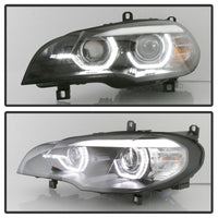 Thumbnail for Spyder 07-10 BMW X5 E70 (HID Models Only) Projector Headlights - Black PRO-YD-BMWE7007-AFSHID-BK