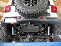 Thumbnail for aFe Rebel Series 409 Stainless Steel Cat-Back Exhaust 18-21 Jeep Wrangler JL 2.0L (t) - Black Tip