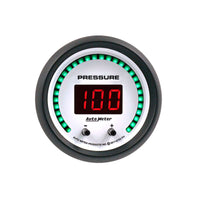 Thumbnail for Autometer 52.4mm White Switchable 0-1600 PSI/0-110 BAR Fluid Pressure Phantom Elite Digital Gauge