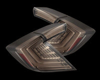 Thumbnail for AlphaRex 16-21 Honda Civic Hatchback / Type-R FK8 Nova-Series LED Tail Lights - Clear Smoke