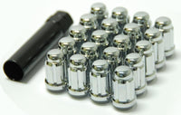 Thumbnail for Wheel Mate Muteki Closed End Lug Nuts - Chrome 12x1.50