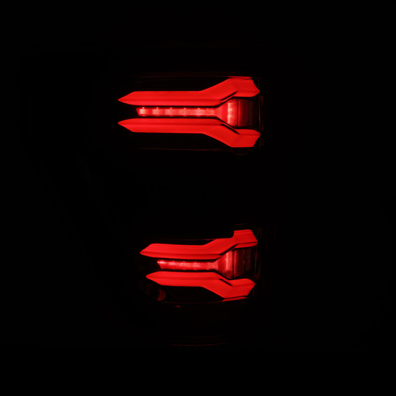 AlphaRex 21-23 Ford F-150 LUXX LED Taillights - Alpha-Black w/ BLIS