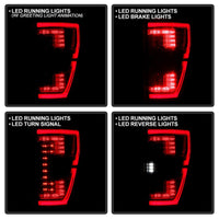 Thumbnail for Spyder 21-23 Ford F150 (Halogen w/ Blind Spot) Full LED Tail Lights - Black (ALT-YD-FF15021HALBS-BK)