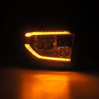 Thumbnail for AlphaRex 14-21 Toyota Tundra NOVA LED Proj HL Chrome w/Actv Light & Seq. Sig + Switchback DRL