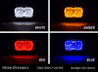 Thumbnail for Diode Dynamics Stage Series 2in LED Pod Pro - White Combo Flush ABL (Pair)