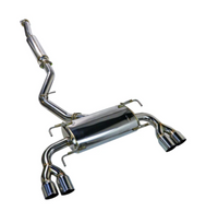 Thumbnail for Remark 11-14 Subaru WRX/STI GR Hatch Sports Touring Cat-Back Exhaust - Stainless Quad Tips