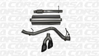 Thumbnail for Corsa 14-19 GMC Sierra/Chevy Silv 1500 Reg. Cab/Long Bed 5.3L V8 Black Sport Single Side CB Exhaust