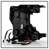 Thumbnail for Spyder Signature 20-22 Ford F250/F350 (Halogen) Proj. Headlights - Black (PRO-YD-FS20HALSI-SEQ-BK)