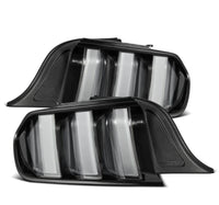 Thumbnail for AlphaRex 15-23 Ford Mustang NOVA-Series Prismatic LED Tail Lights Black-Clear