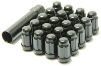 Thumbnail for Wheel Mate Muteki Closed End Lug Nuts - Deep Black 12x1.25