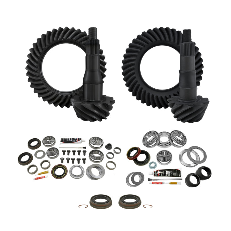 Yukon Gear & Install Kit Package for 00-10 Ford F150 9.75in Front & Rear 4.11 Ratio