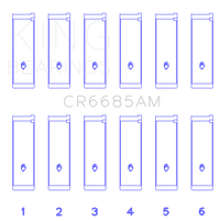 Thumbnail for King Engine Bearings Isuzu 6Vd1 (Size +0.25mm) Connecting Rod Bearing Set