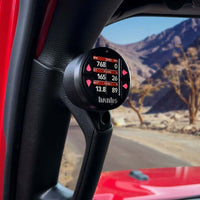 Thumbnail for Banks Power 18-23 Jeep Wrangler/Gladiator - iDash Stealth Single Gauge Pod Kit
