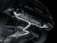 Thumbnail for AWE MK8 Volkswagen Golf R 3in Track Edition Quad Exhaust - Diamond Black Tips