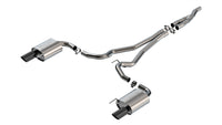 Thumbnail for Borla 2024 Ford Mustang 2.3L Ecoboost 2.50 S-TYPE Black Chrome Catback Exhaust - Non-Active