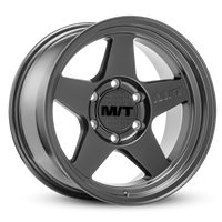 Thumbnail for Mickey Thompson Open 5 Black Wheel - 18X9 6X120 BP 4.80in BS -5 Offset 67mm Bore
