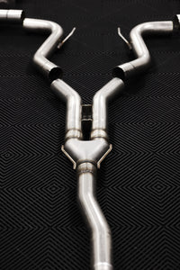 Thumbnail for MBRP 18-22 Ford Mustang 2.3L Ecoboost 3in Cat-Back Exhaust w/ Quad Carbon Fiber SS Tips - T304