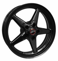 Thumbnail for Race Star 92 Drag Star 17x4.50 5x4.75bc 2.25bs Direct Drill Gloss Black Wheel