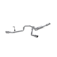 Thumbnail for MBRP 2021+ Ford F150 2.7L/3.5L/5.0L 3in Aluminized Steel Cat-Back 2.5in Dual Split Side Exhaust