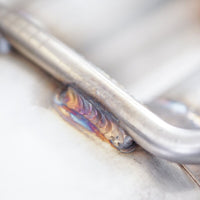 Thumbnail for Stainless Works 18-21 Ford Mustang GT 3in Legend Series Catback X-Pipe w/Quad Tips w/o Active Valves