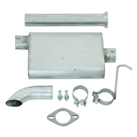 Thumbnail for MBRP 00-06 Jeep Wrangler (TJ) Inline-4 2.5L Inline-6 4.0L Cat Back Single Off-Road Turn Down Alum Ex