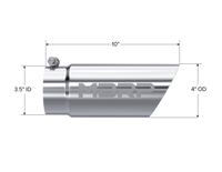 Thumbnail for MBRP Universal Tip 3in O.D. Dual Wall Angled 4 inlet 10 length