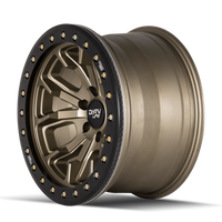 Thumbnail for Dirty Life 9303 DT-1 17x9 / 5x127 BP / -38mm Offset / 78.1mm Hub Satin Gold Wheel - Beadlock