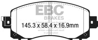 Thumbnail for EBC 2018+ Subaru Crosstrek Redstuff Front Brake Pads