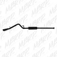 Thumbnail for MBRP 09-14 Toyota Tacoma 4.0L EC/CC Cat-Back Single Exit AL - Black