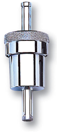 Thumbnail for Russell Performance Chrome Street Fuel Filter (3in Length 1-1/8in diameter 5/16in inlet/outlet)