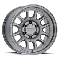 Thumbnail for Raceline 958T Rogue 17x8.5in / 8X165.1 BP / 0mm Offset / 130.81mm Bore - Matte Titanium