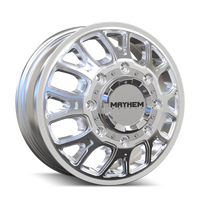 Thumbnail for Mayhem 8107D Cogent Dually 17x6.5 / 8x165.1 BP / 125mm Offset / 121.3mm Hub Polished Wheel