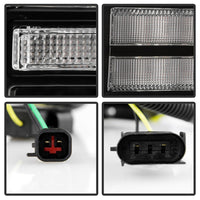 Thumbnail for Spyder Signature 20-22 Ford F250/F350 (Halogen) Proj. Headlights - Black (PRO-YD-FS20HALSI-SEQ-BK)