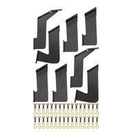 Thumbnail for Westin 22-23 Toyota Tundra CrewMax HDX Stainless Drop Nerf Step Bars - Tex. Blk