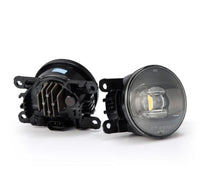 Thumbnail for AlphaRex Universal Acura/Ford/Honda/Subaru/Nissan DoubleTap Dual Color LED Proj Fog Lights - Wt/Ambr