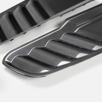 Thumbnail for Anderson Composites 2021 Dodge RAM TRX Carbon Fiber Hood Vents - Type OE