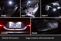 Thumbnail for Diode Dynamics 12-16 Chevrolet Malibu Interior LED Kit Cool White Stage 1