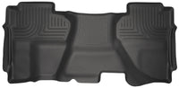 Thumbnail for Husky Liners 07-13 Chevrolet Silverado 1500 Ext Cab WeatherBeater Black 2nd Seat Floor Liners