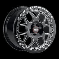 Thumbnail for Weld Solana Beadlock 20x10 / 6x139.7 BP / ET38 / 106.1mm Bore - Gloss Black MIL DIA Wheel