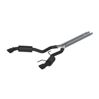 Thumbnail for MBRP 15 Ford Mustang GT 5.0 3in Cat Back Dual Split Rear Street Version 4.5in Tips - Black Coated