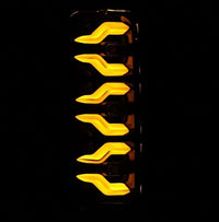 Thumbnail for AlphaRex 87-96 Ford Bronco/F-150 Luxx-Series LED Tail Lights - Black Red