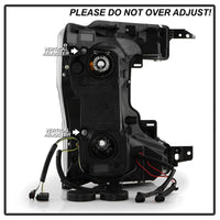 Thumbnail for Spyder Signature 20-22 Ford F250/F350 (Halogen) Proj. Headlights - Black (PRO-YD-FS20HALSI-SEQ-BK)