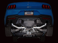 Thumbnail for AWE 2024 Ford Mustang GT Fastback S650 RWD Track Edition Catback Exhaust w/ Dual Diamond Black Tips