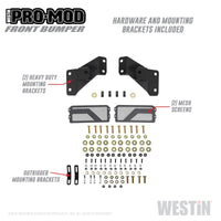 Thumbnail for Westin 15-19 Chevrolet Silverado 2500/3500 Pro-Mod Front Bumper - Textured Black