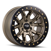 Thumbnail for Dirty Life 9303 DT-1 17x9 / 8x170 BP / -12mm Offset / 130.8mm Hub Satin Gold Wheel - Beadlock
