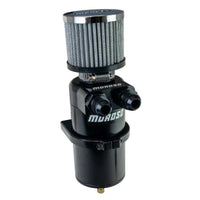 Thumbnail for Moroso Dual Inlet -10AN Billet Breather Tank Catch Can - Black