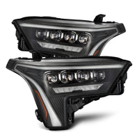 Thumbnail for AlphaRex 22-23 Toyota Tundra NOVA-Series Headlights Black w/White DRL - Req 810029 OR 810030