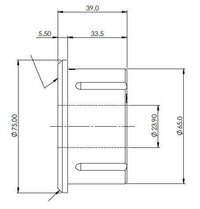 Thumbnail for Superpro 13-23 Ram ProMaster 1500/2500/3500 Rear Leaf Spring Forward Eye Bushing Kit